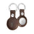 AirTag-Schlüsselanhänger Leder - Dunkelbraun