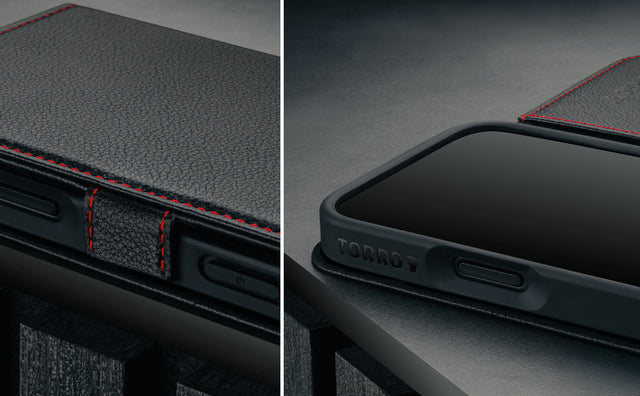 iPhone 17 Pro Max Lederhülle (MagSafe-Laden) Feature Focus