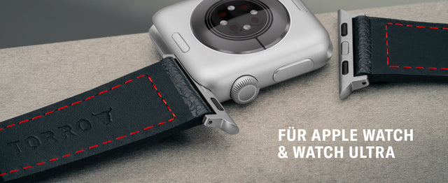 Lederarmband für Apple Watch & Watch Ultra Feature Focus
