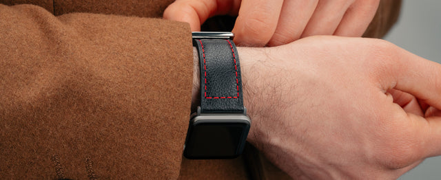Lederarmband für Apple Watch & Watch Ultra Feature Focus