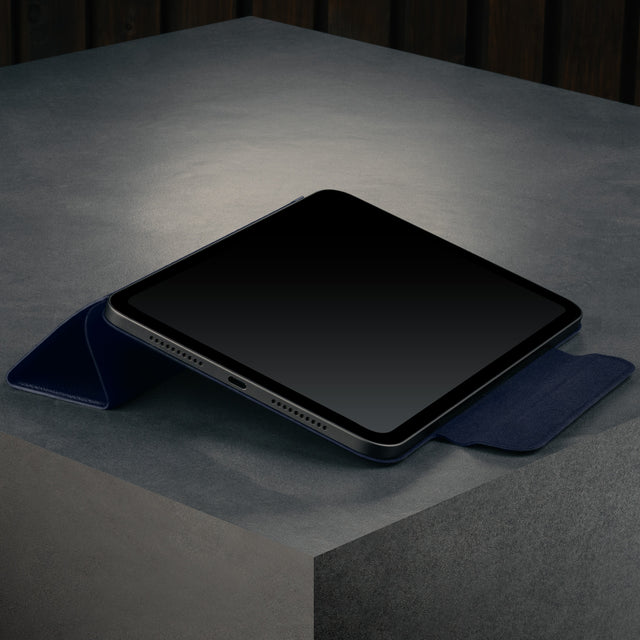 Navy Blue Leather Magnetic Case for Apple iPad Mini 6