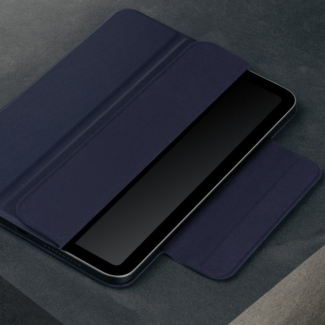 Navy Blue Leather Magnetic Case for Apple iPad Mini 6