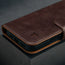 Dark brown leather case