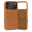 Slimline Light Brown / Tan Leather Bumper Case for iPhone 17 Pro Max