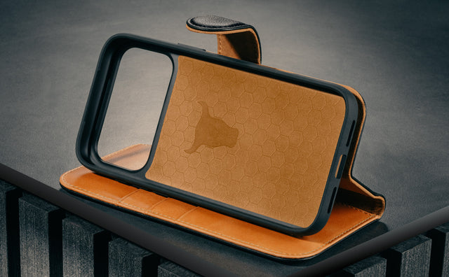 iPhone 17 Pro Max Lederhülle (mit abnehmbarer Abdeckung & MagSafe-kompatibel) Feature Focus