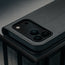 Camera cutout on the Black Leather Case for iPhone 17 Pro Max