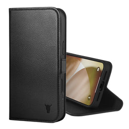 Black Leather Case for iPhone 17 Pro Max