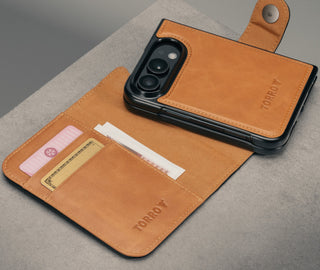 Detachable cover and bumoer of the Black Leather 2-in-1 Detachable Wallet Case for iPhone Ultra