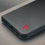 Black with Red detail Slim Leather Folio for iPhone Ultra