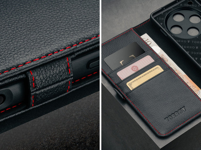 Oppo Find X8 Pro Lederhülle Feature Focus