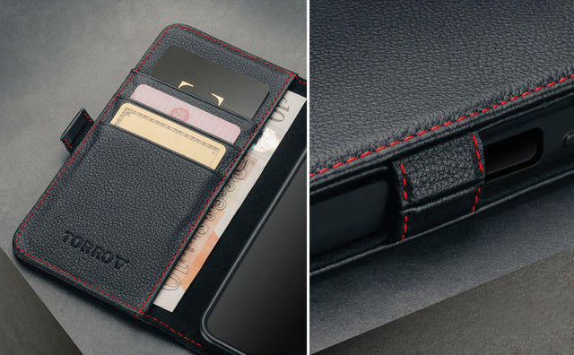 Galaxy A17 Lederhülle (mit Standfunktion) Feature Focus