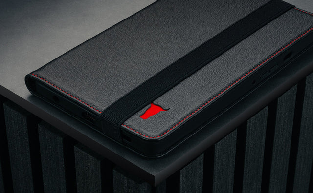 Galaxy Tab A9 Lederhülle Feature Focus