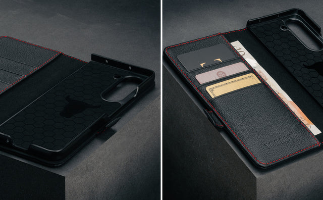 Galaxy Z Fold6 Lederhülle (mit Standfunktion) Feature Focus