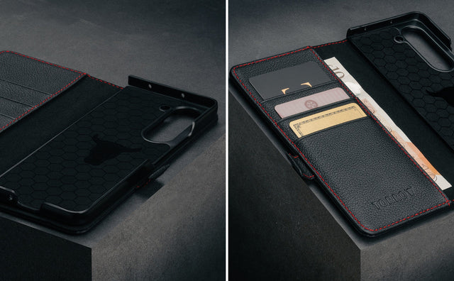 Galaxy Z Fold6 Lederhülle (mit Standfunktion) Feature Focus