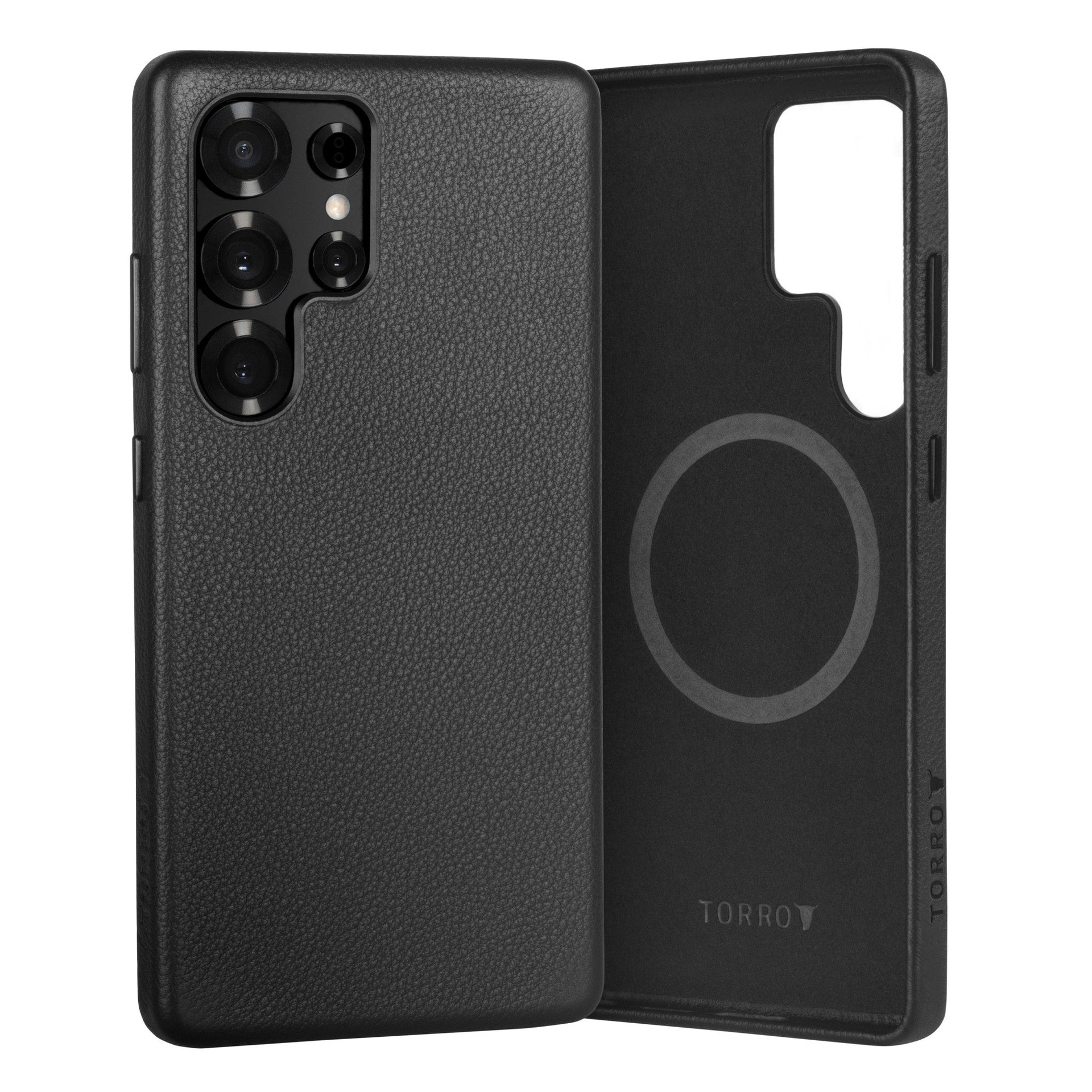 Galaxy S25 Ultra Leder Bumper Hülle (Qi2/MagSafe-Ladekompatibel) – TORRO DE