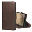Dark Brown Leather Stand Case for Galaxy S26 Ultra
