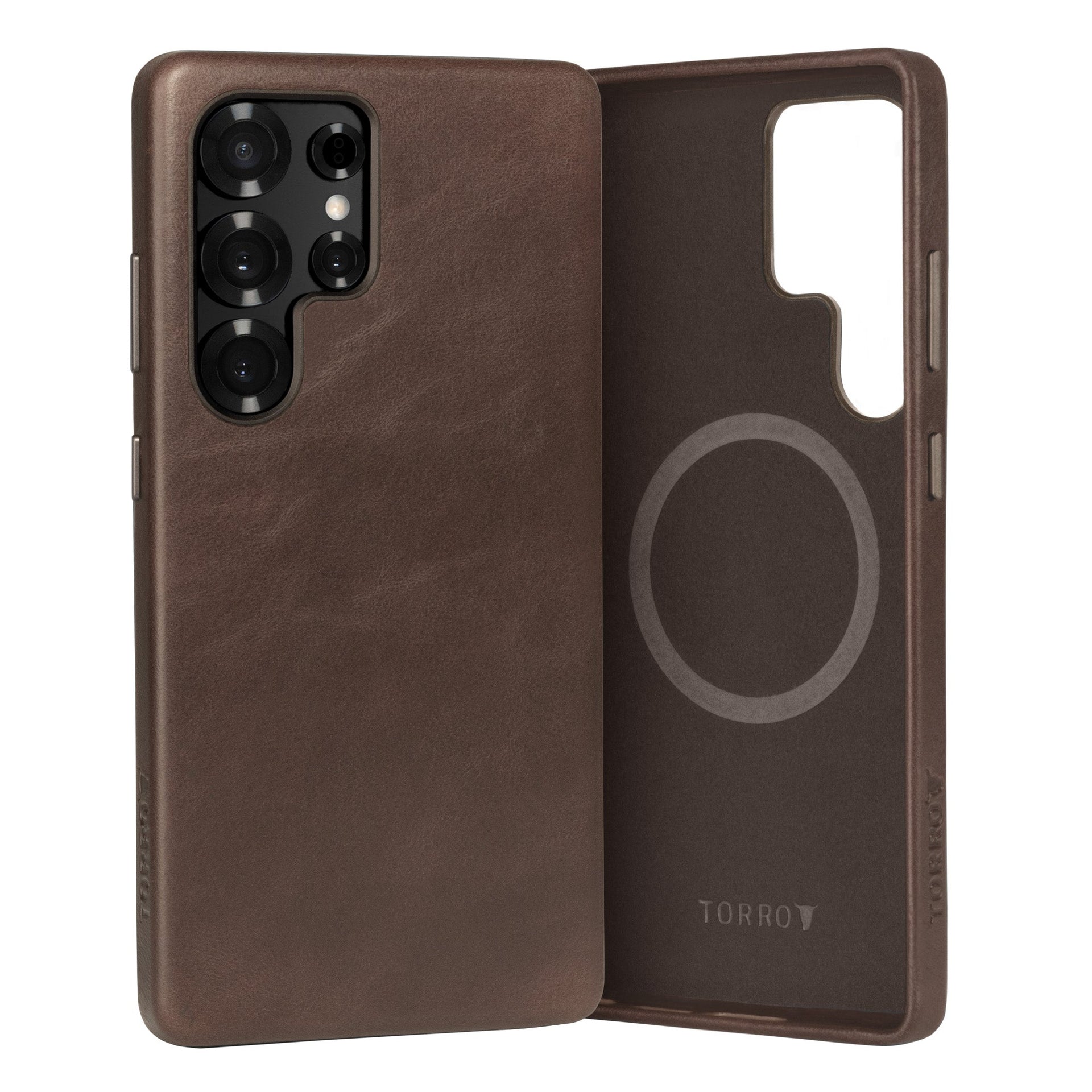 Galaxy S25 Ultra Leder Bumper Hlle (Qi2/MagSafe-Ladekompatibel)  TORRO DE