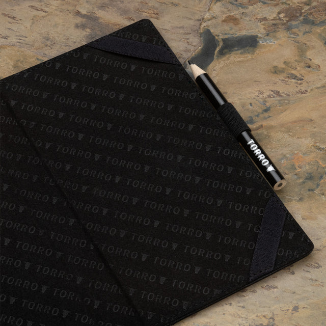 Microfibre lining in the Black Leather Golf Scorecard Holder