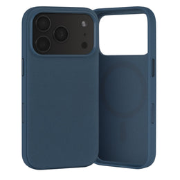 Blue Woven Fabric Bumper Case for iPhone 17 Pro Max