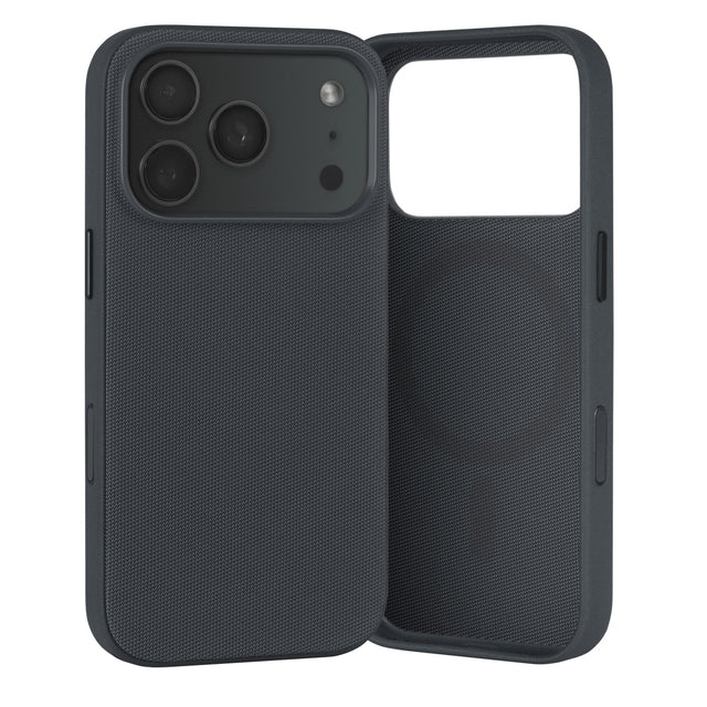 Black Woven Texture Bumper Case for iPhone 17 Pro