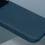 Close up of the Blue Woven Texture Bumper Case for iPhone 17 Pro
