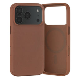 Brown Woven Texture Bumper Case for iPhone 17 Pro
