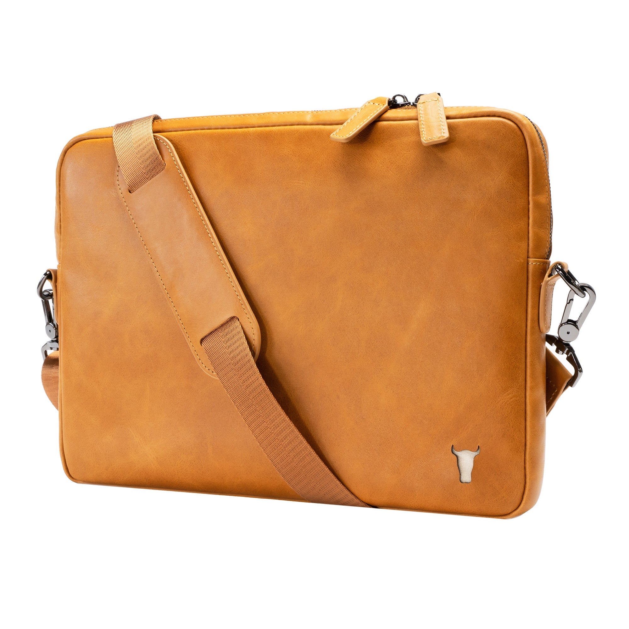 Leather laptop messenger sale