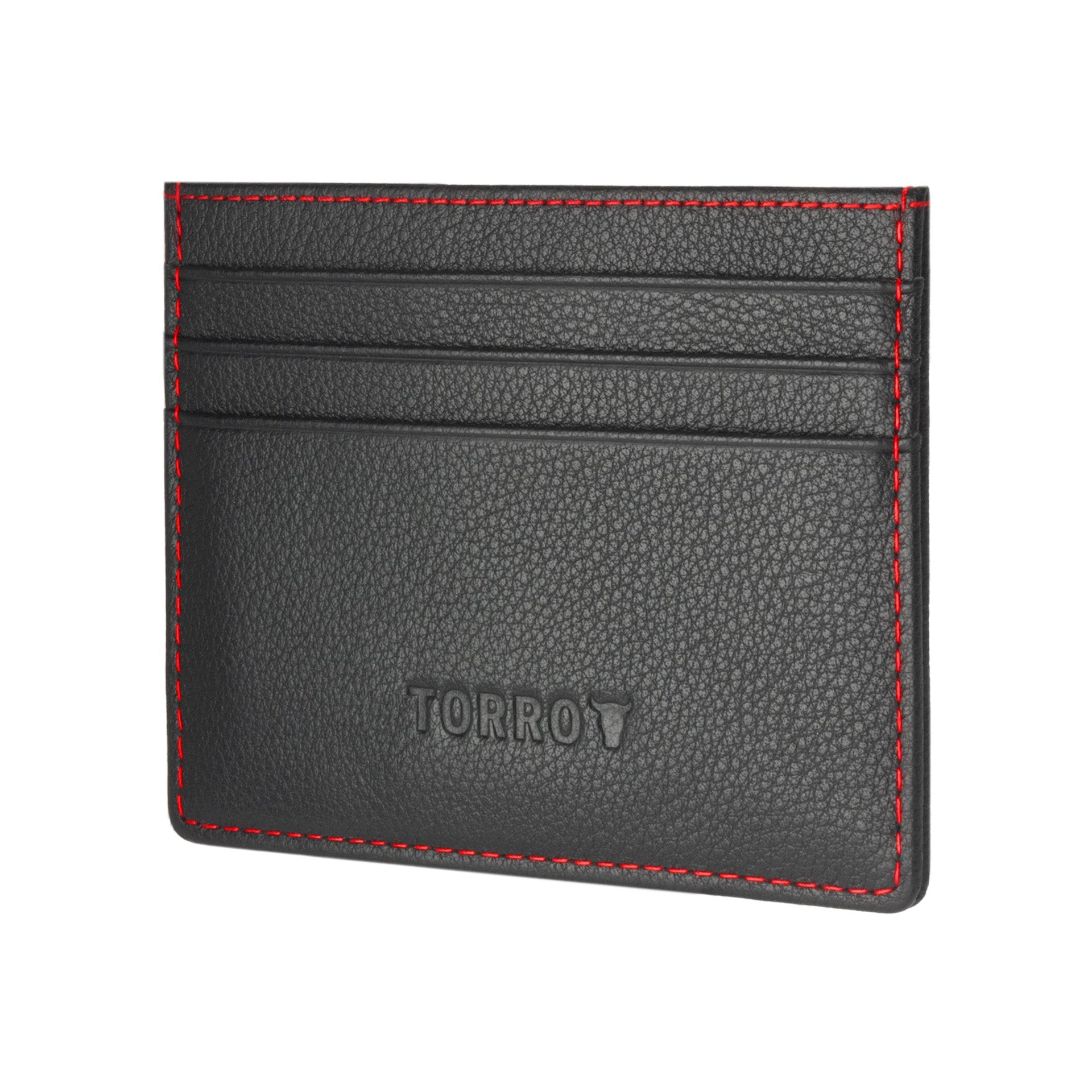 Kreditkarten Halter aus Leder (für Bargeld und Karten)