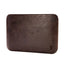 Dark Brown Leather iPad Sleeve