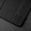 Close up of the TORRO bull head logo on the Black Leather Magnetic Case for iPad Mini 6