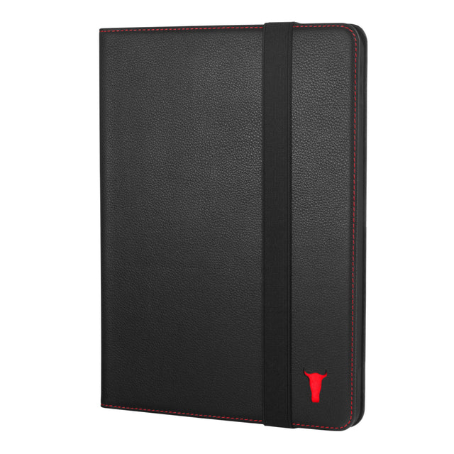 Black Leather (with Red Stitching) Case for iPad Pro 11-inch