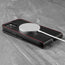 Black Leather (with Red Stitching) Flip Case for iPhone 13 with MagSafe charging compatibility