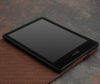 Dark Brown Leather Case for Kindle Paperwhite