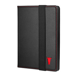Black with Red Detail Leather Case for Kindle Paperwhite