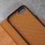 Microfibre lining of the Tan Leather Stand Case for iPhone SE (2020), iPhone 8 and iPhone 7