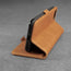 Integrated stand function of the Tan Leather Stand Case for iPhone SE (2020), iPhone 8 and iPhone 7